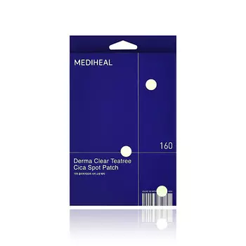 MEDIHEAL Набор точечных пластырей для лица DERMA CLEAR с экстрактом чайного дерева 160.0