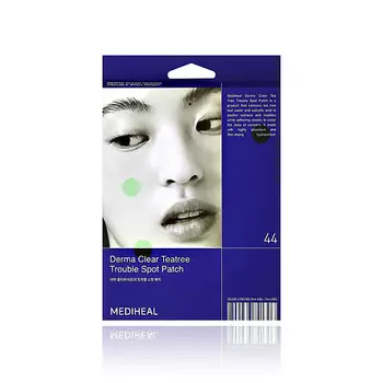 MEDIHEAL Набор точечных пластырей для лица DERMA CLEAR с экстрактом чайного дерева 44.0