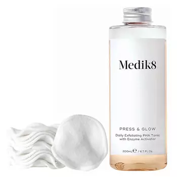 MEDIK8 Набор Press & Glow Refill and Cotton Pads