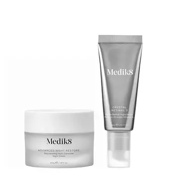 MEDIK8 Набор средств для лица Crystal Retinal 3 and Advanced Night Restore