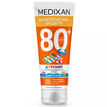 MEDIXAN 5516 Детский Солнцезащитный крем для лица и тела SPF 80+