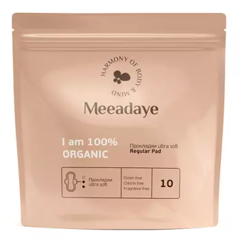 MEEADAYE Гигиенические прокладки Regular Pad с крылышками 10.0