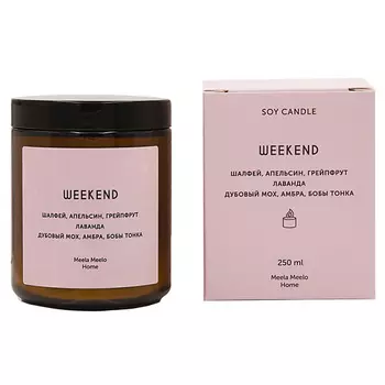 MEELA MEELO Свеча ароматическая Weekend