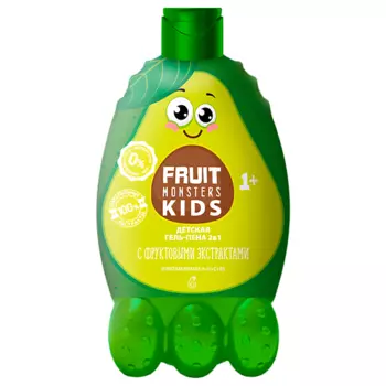 МЕГАМОНСТРЫ Фрутомонстры Гель-пена 2в1 детский Авокадо 400.0