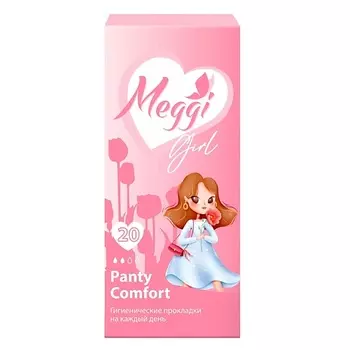MEGGI Прокладки гигиенические ежедневные GIRL