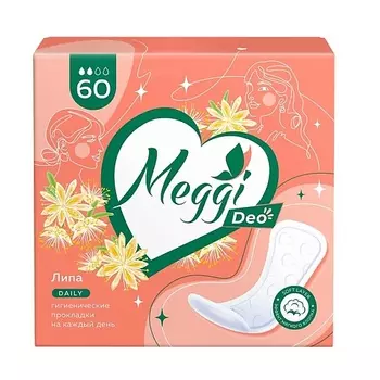 MEGGI Прокладки гигиенические ежедневные Panty Deo
