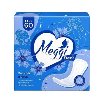 MEGGI Прокладки гигиенические ежедневные Panty Deo