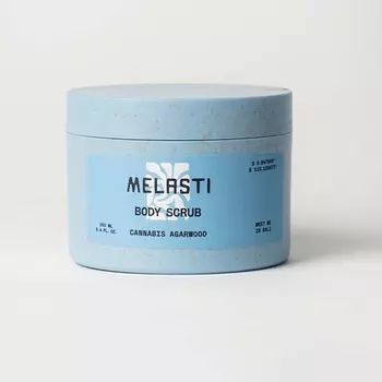 MELASTI Солевой скраб для тела Melasti Cannabis Agarwood 250.0
