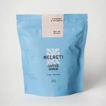 MELASTI Сухой кофейный скраб Melasti Floral Chocolate 250.0