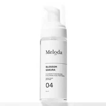 MELODA МЕЛОДА Пенка-мусс BLOSSOM SAKURA с гиалуроновой кислотой и пантенолом