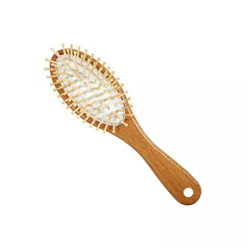 MELONPRO Щетка массажная деревянная с зубчиками