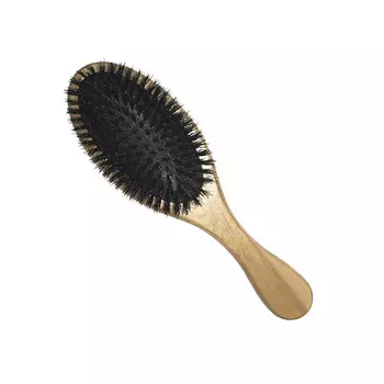 MELONPRO Щётка массажная деревянная с пластиковыми зубцами