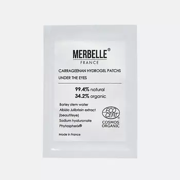 MERBELLE Патчи для глаз гидрогелевые с экстрактом ройбуша из каррагинана
