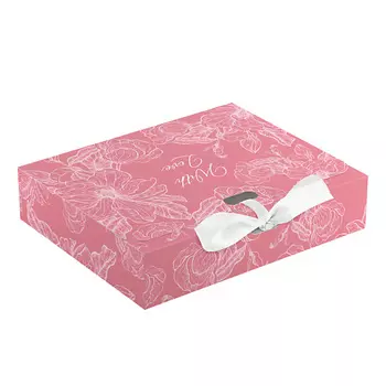 MESHU Коробка складная подарочная "Flowers", с лентой