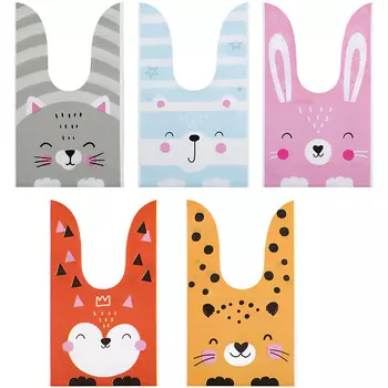 MESHU Набор детских подарочных пакетов Funny friends, 30 штук