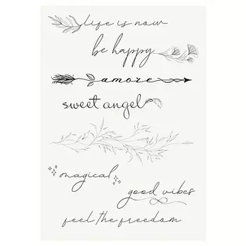 MESHU Временные тату 8 штук