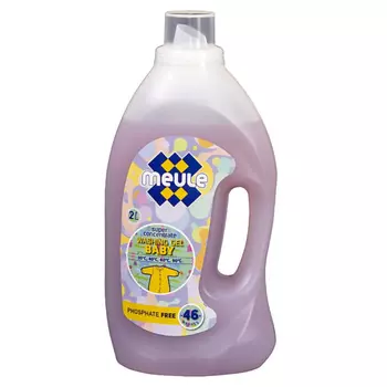 MEULE Гель для стирки детских вещей концентрированный бесфосфатный 2000
