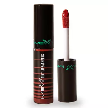 MEW Жидкий матовый тинт для губ и скул, помада румяна