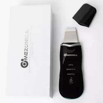 MEZONICA Аппарат ультразвуковой чистки лица, скрабер розовый