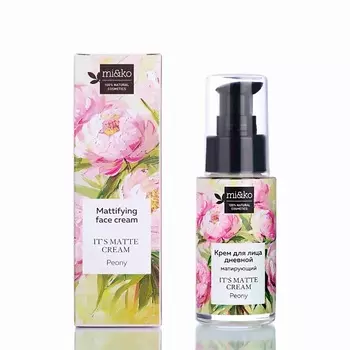 MI&KO Матирующий крем для лица It`s matte cream Peony 30.0