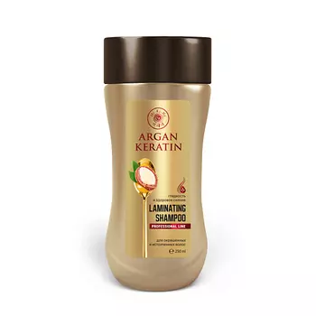 MI-RI-NE Шампунь с аргановым маслом для окрашенных и истонченных волос "Ламинирующий" 250.0