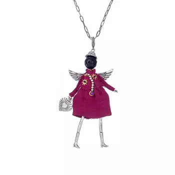 MIAMELIE Подвеска Miamelie, кукла Мелиса с крыльями, MiA-2504-CL7655