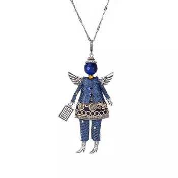 MIAMELIE Подвеска Miamelie, кукла Николина с крыльями, MiA-2504-CL7661