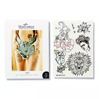 MIAMI TATTOOS Переводные тату Art by Nora Ink_Metallic tattoo