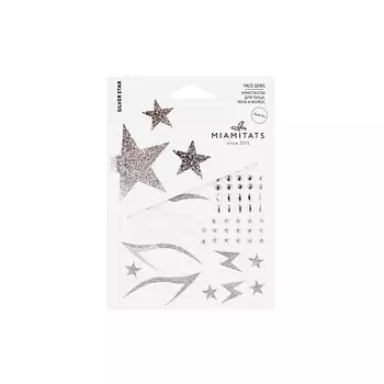 MIAMITATS Кристаллы на клейком слое CRYSTAL Silver Star