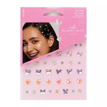 MIAMITATS Кристаллы на клейком слое KIDS CRYSTAL Be Baby