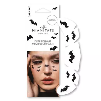 MIAMITATS Переводные тату-веснушки Dark Bat (для одного нанесения)