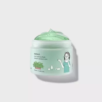 MIDHA Успокаивающая маска для лица с центеллой азиатской