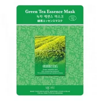 MIJIN Тканевая маска для лица с экстрактом зеленого чая 23.0