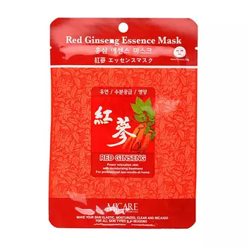 MIJIN Тканевая маска для лица с экстрактом красного женьшеня 23.0