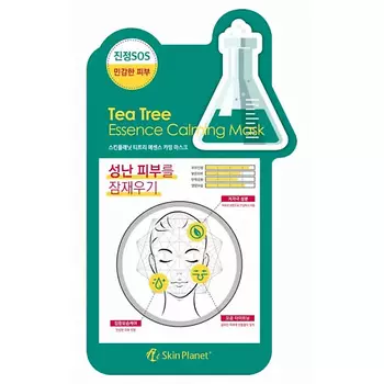 MIJIN Успокаивающая тканевая маска для лица с экстрактом чайного дерева 26.0