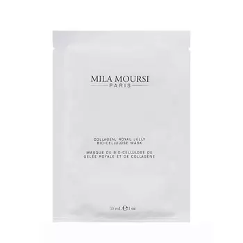 MILA MOURSI Коллагеновая лифтинг маска Collagen Royal Jelly Bio-Cellulose Mask