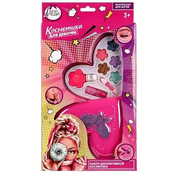 МИЛАЯ ЛЕДИ Косметика ДЛЯ ДЕВОЧЕК тени для век, помада, лак для ногтей