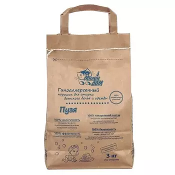 МИЛИН ДОМ Гипоаллергенный порошок для стирки детского белья и одежды "Пузя" 3000.0