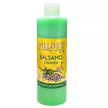 MILORD Бальзам питательный Канапа с маслом семян конопли для собак и кошек, щенков и котят