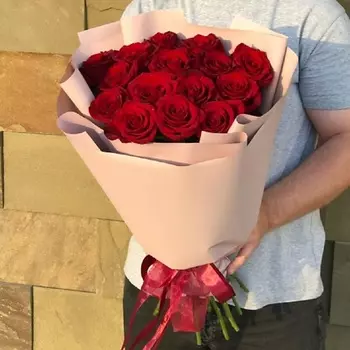 MILOTTA FLORAL SHOP 15 бордовых роз