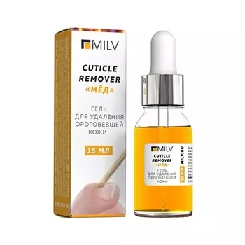 MILV Гель для удаления ороговевшей кожи CUTICLE REMOVER МЁД 15