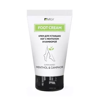 MILV Крем для уставших ног с ментолом и камфорой 150