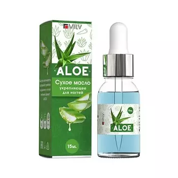 MILV Сухое укрепляющее масло для ногтей ALOE 15