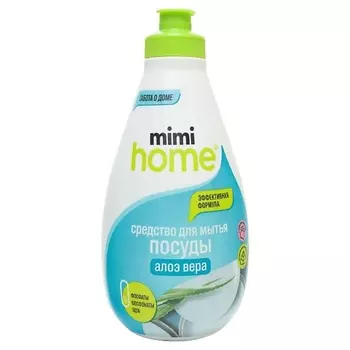 MIMI HOME Средство для мытья посуды Алоэ вера 370