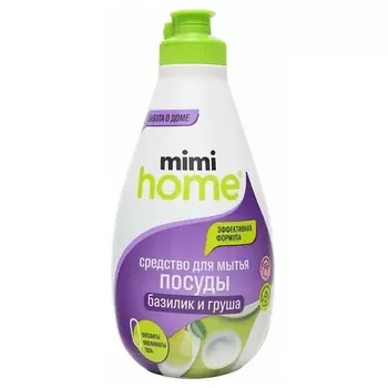 MIMI HOME Средство для мытья посуды Базилик и груша 370