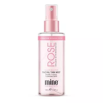 MINETAN Спрей–мист с успокаивающей розовой водой Rose Water Illuminating Facial Tan Mist 100.0