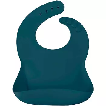 MINIKOIOI BASICS Детский нагрудник слюнявчик силиконовый для малышей 0+