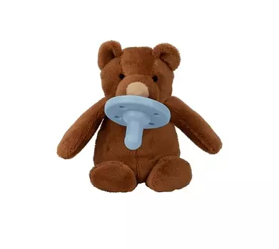 MINIKOIOI Комфортер Соска пустышка с игрушкой для сна 0+ Медвежонок