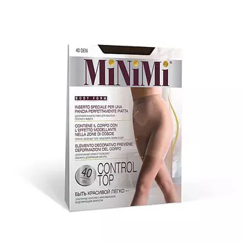 MINIMI Колготки 40/140 ден CONTROL TOP (утяжка- шорты) Mineral