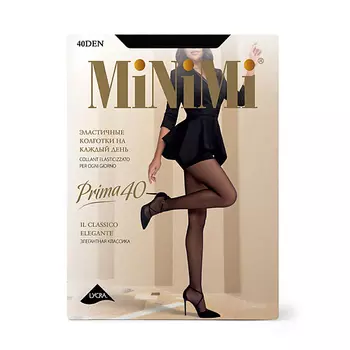 MINIMI Колготки 40 ден PRIMA (шортики) Nero